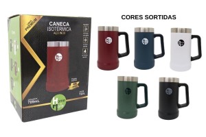 HM203 CANECA ISOTERMICA 709 ML C/ ALCA