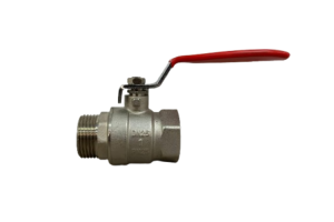 Válvula Esfera Água Vermelha Macho x Fêmea 1