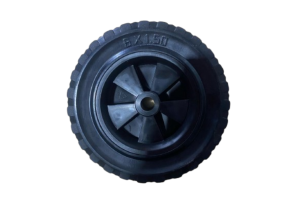 RODA PRETA REFORCADA 6 X 150 MM 