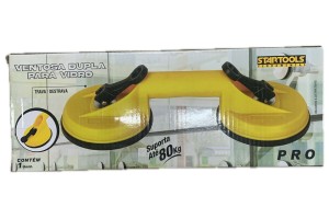 STARTOOLS 0626 VENTOSA DUPLO PARA VIDRO ATE 80KG