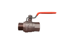 Válvula Esfera Água Alavanca Vermelha Macho x Fêmea 3/4