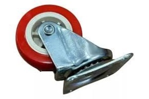 RODIZIO VERMELHO 32 MM GIRATORIO UNIDADE