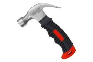 MARTELO UNHA MINI CABO EMBORRACHADO 16 CM