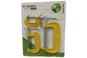 HM304 KIT GRAMPO TIPO C 03 PECAS 1/2/3