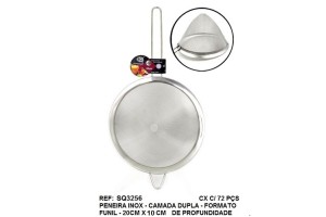 SQ3256 GARBO PENEIRA CHINOAR 20 CM DUPLA