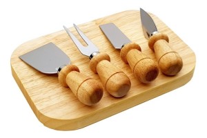 IDEA 4022 CONJUNTO ESPATULA E TABUA P/QUEIJOS