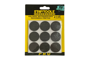 STARTOOLS 0159 FELTRO PROTETOR REDONDO 18 PCS 3 CM