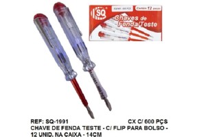 CHAVE FENDA TESTE  14 CM