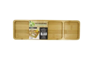 HM326 PETISQUEIRA BAMBU 04 POSICOES 10 X 33 X 1,5 CM