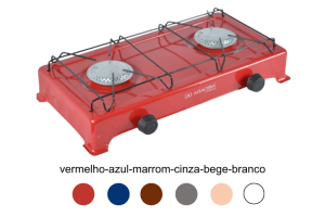 Fogão 2 Bocas de Mesa Camping