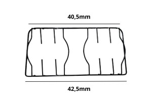 Grelha Pintada Esmaltec Topázio Piramidal