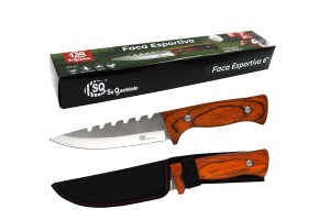  Faca Esportiva 29CM Cabo Madeira